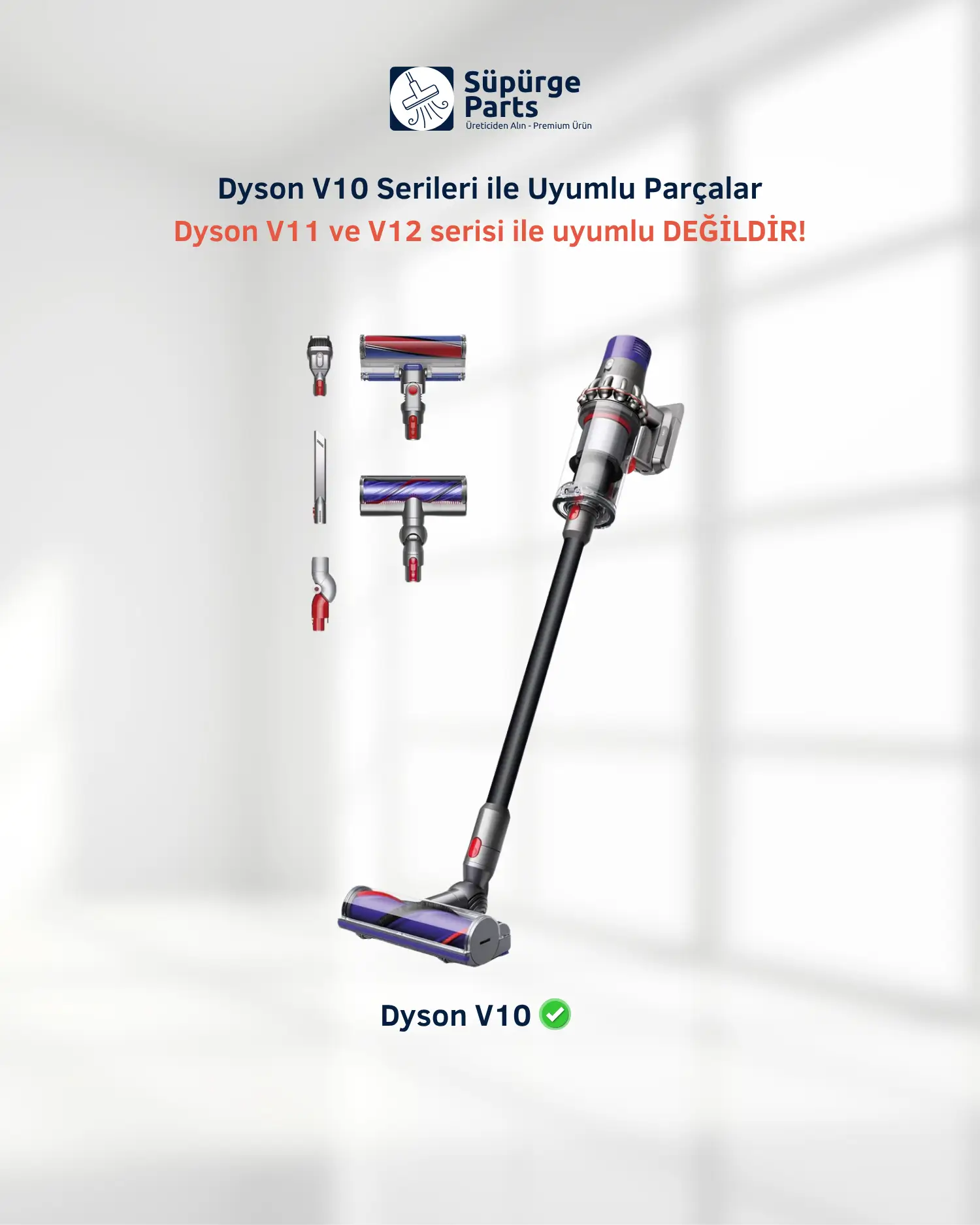 Dyson V10 Serisi Yedek Parça ve Aksesuar Rehberi