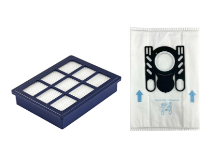 Nilfisk Power & Elite & Select Uyumlu Hepa Filtre ve Toztorba Set