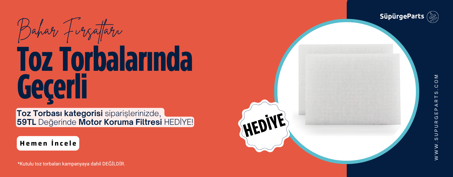 Motor Koruma Filtresi Hediye