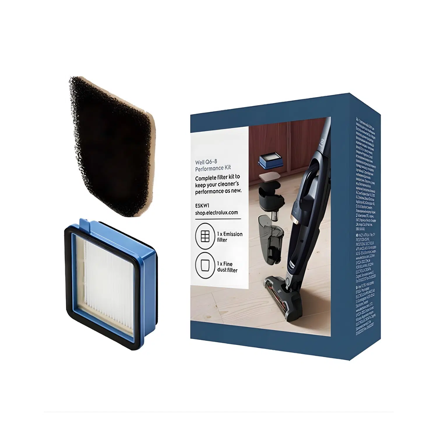 Electrolux WELL Q Performance Kit Q6, Q7, Q8 Serisi Süpürgeler İçin Filtre Seti
