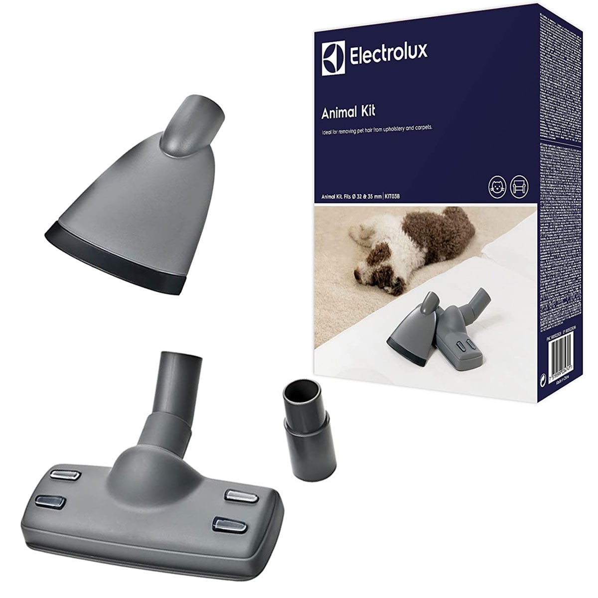 Electrolux | KIT03B Elektrikli Süpürge Kiti | Hayvan Tüyü ve Toz Temizliği İçin Özel Set 