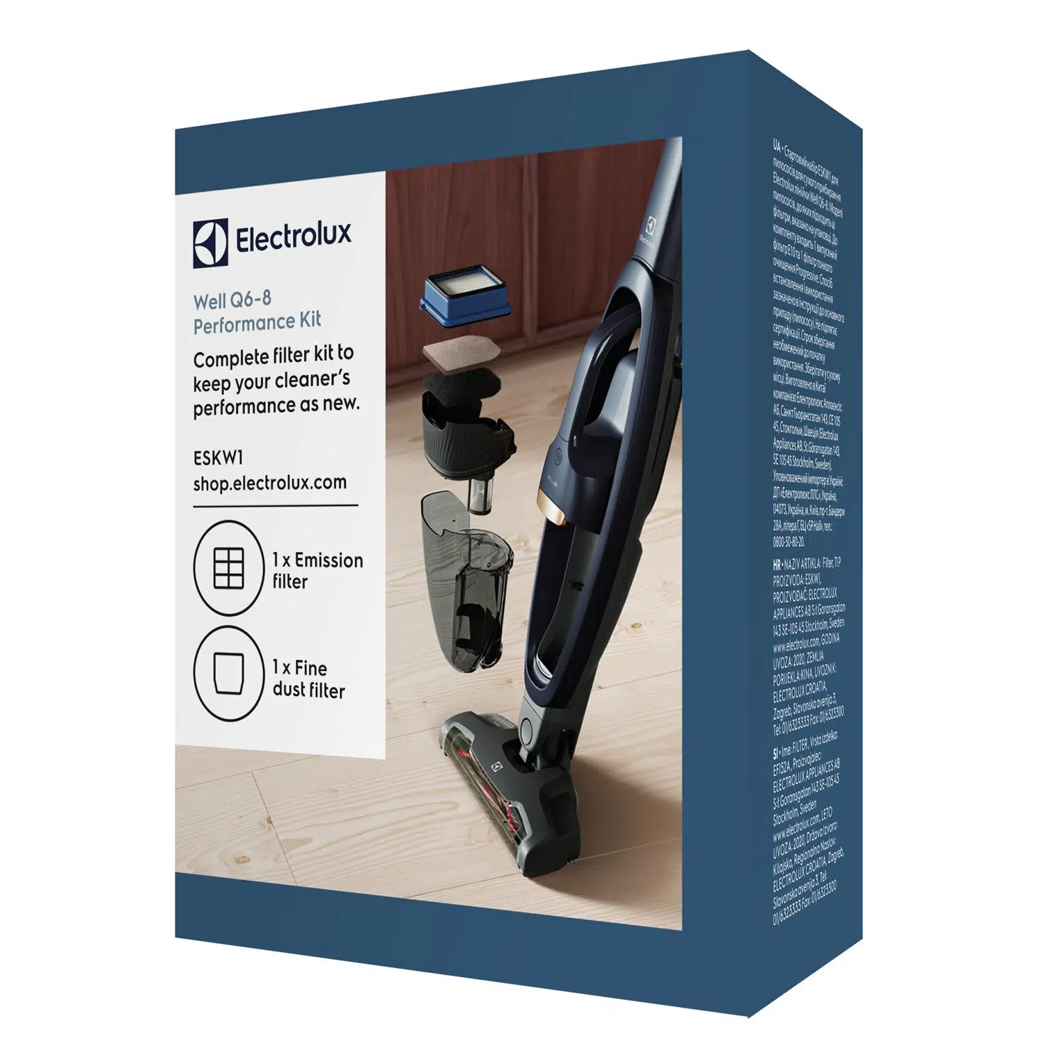 Electrolux | WELL Q Performance Kit Q6, Q7, Q8 Serisi Süpürgeler İçin Filtre Seti