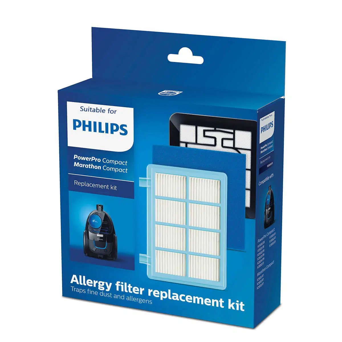 Philips PowerPro Active ve Compact Serileri için FC8010/01 Filtre Seti