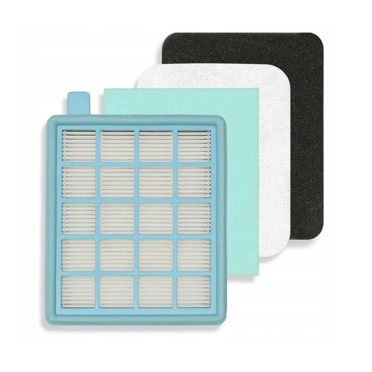 Philips PowerPro Serisi ile Uyumlu HEPA Filtre 4'lü Set