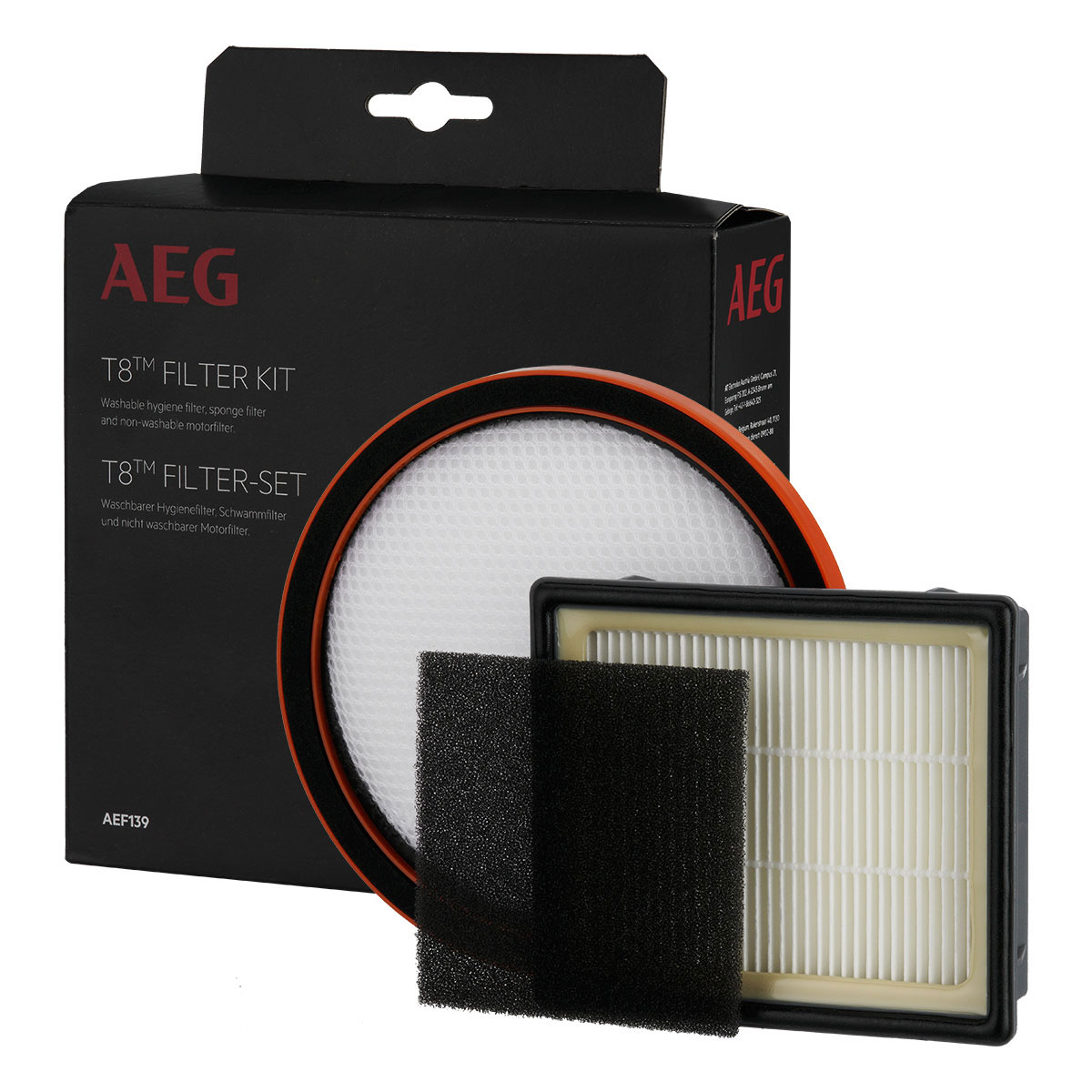 AEG | AEG T8 Serisi Torbasız Süpürge Yedek Filtre Seti