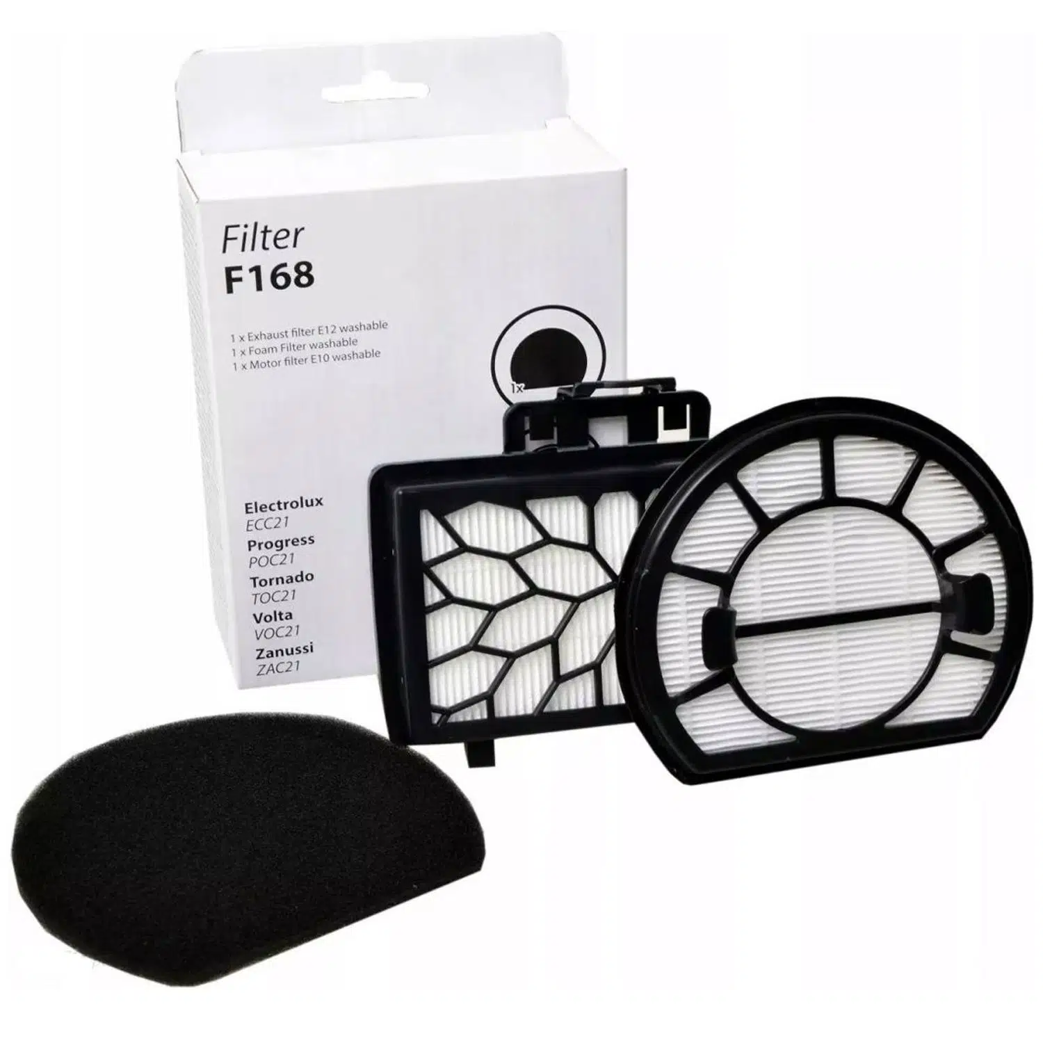 Electrolux Filtre Seti | 900923212 F168 | HEPA + Köpük Filtre | ECC21-2IW ve ECC21-4SB