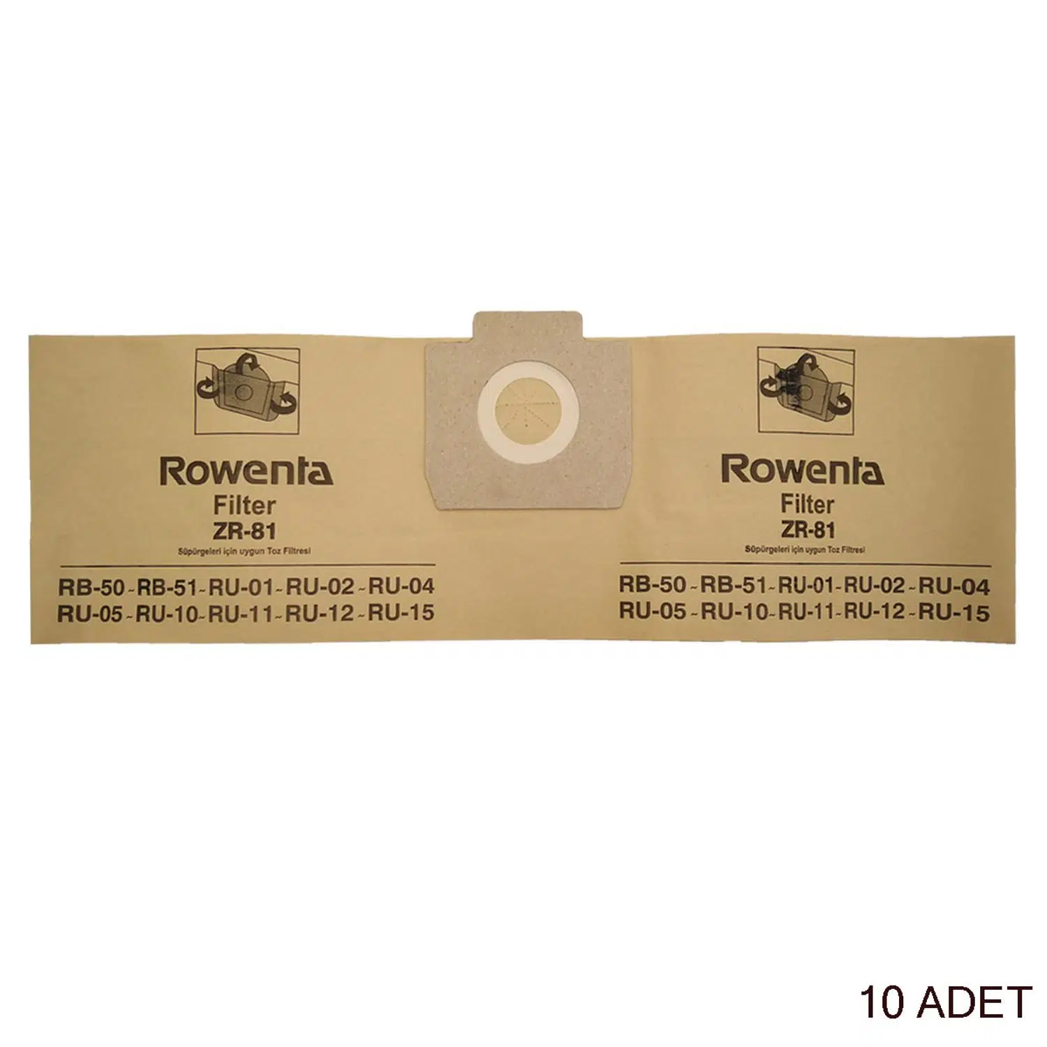 Rowenta RB ve RU Serisi - Bosch Typ X - W Serisi - Karcher Toz Torbası